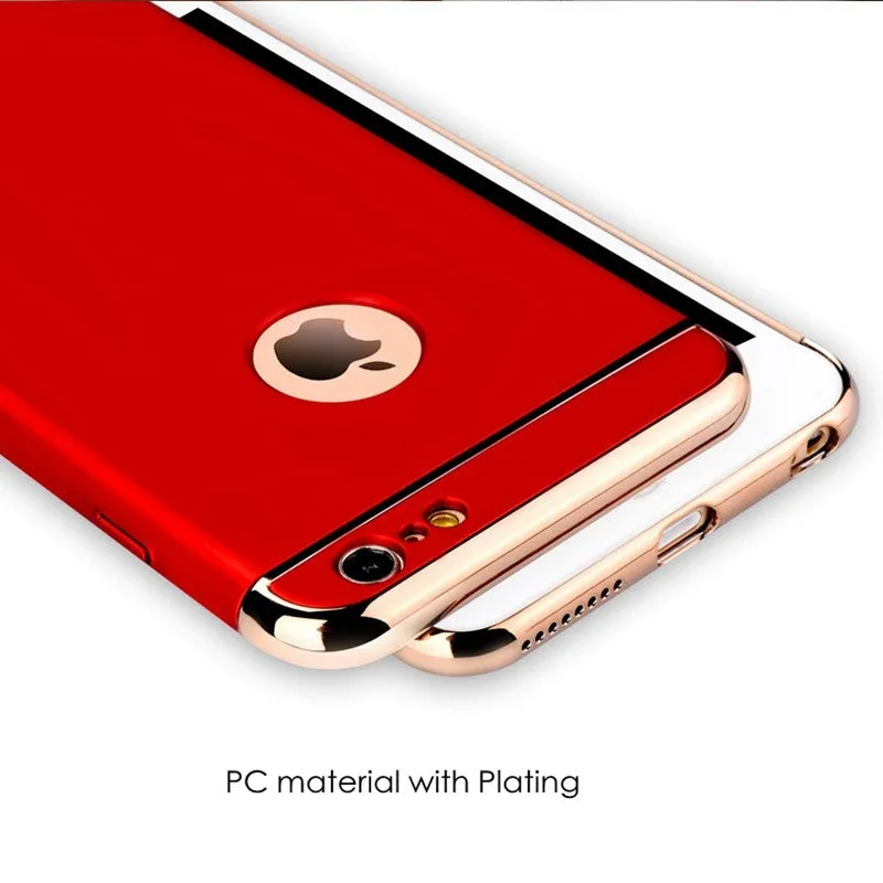 For iphone 5/ 5S/ SE - 3-in-1 SHOCKPROOF Dual Layer Thin Back Cover Case For iphone 5 / 5S / SE