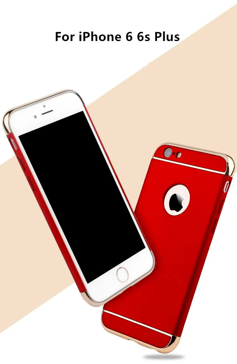 For iphone 5/ 5S/ SE - 3-in-1 SHOCKPROOF Dual Layer Thin Back Cover Case For iphone 5 / 5S / SE