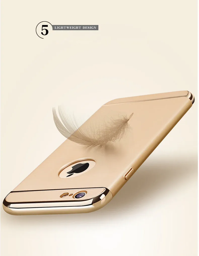 For iphone 5/ 5S/ SE - 3-in-1 SHOCKPROOF Dual Layer Thin Back Cover Case For iphone 5 / 5S / SE