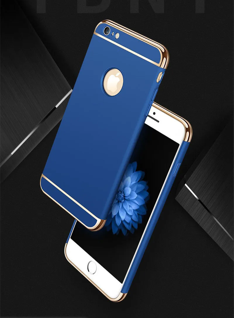 For iphone 5/ 5S/ SE - 3-in-1 SHOCKPROOF Dual Layer Thin Back Cover Case For iphone 5 / 5S / SE
