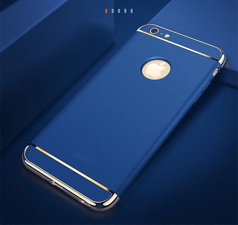For iphone 5/ 5S/ SE - 3-in-1 SHOCKPROOF Dual Layer Thin Back Cover Case For iphone 5 / 5S / SE