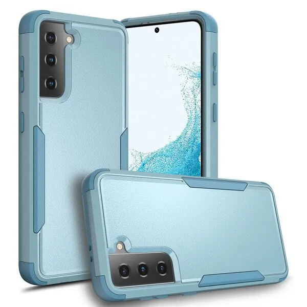 For Samsung Galaxy S21 FE 5G 3in1 Case Drop Resistant Adventure Tardis Hybrid Armor Heavy Duty Rugged Shockproof Tough Cover