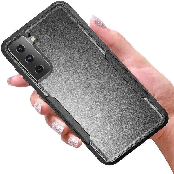 For Samsung Galaxy S21 FE 5G 3in1 Case Drop Resistant Adventure Tardis Hybrid Armor Heavy Duty Rugged Shockproof Tough Cover