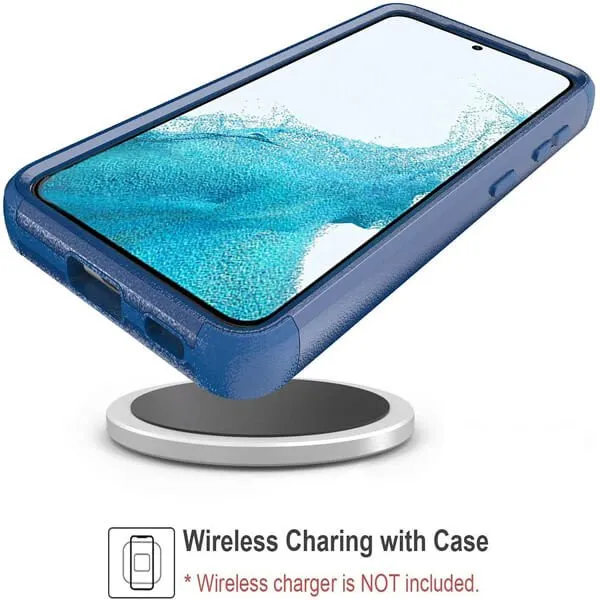 For Samsung Galaxy S21 FE 5G 3in1 Case Drop Resistant Adventure Tardis Hybrid Armor Heavy Duty Rugged Shockproof Tough Cover