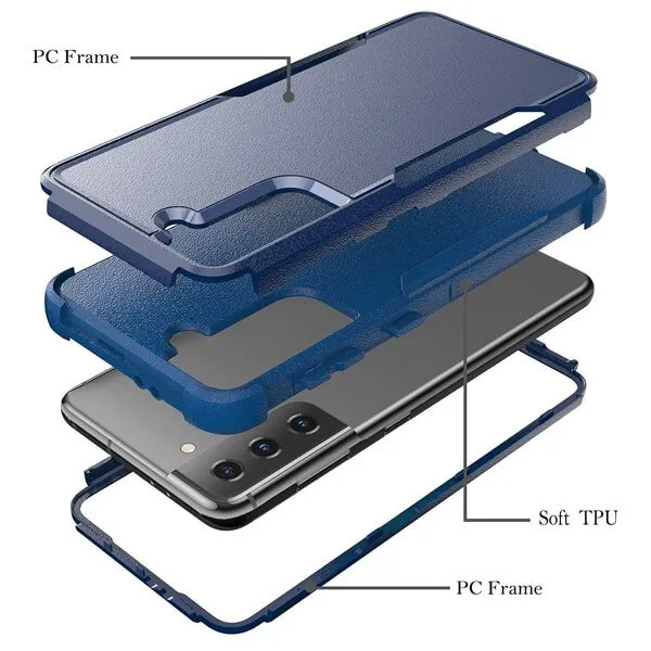 For Samsung Galaxy S22 Plus 5G 3in1 Case Drop Resistant Adventure Tardis Hybrid Armor Heavy Duty Rugged Shockproof Tough Cover S22 