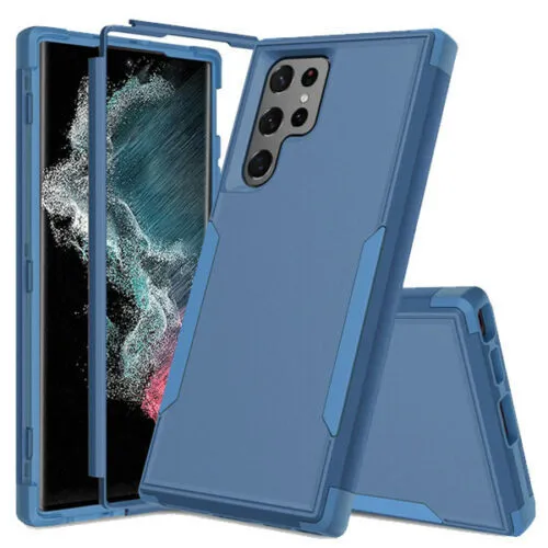 For Samsung Galaxy S22 Ultra 5G 3in1 Case Drop Resistant Adventure Tardis Hybrid Armor Heavy Duty Rugged Shockproof Tough Cover