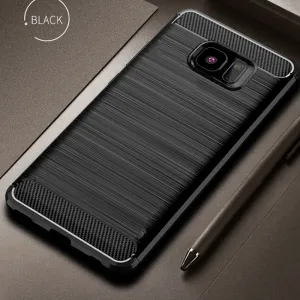 For Samsung Galaxy S7 S 7 Edge Case Carbon FIber Cover Shockproof Phone Case For Samsung S6 S 6 Edge Cover Full Protection Shell