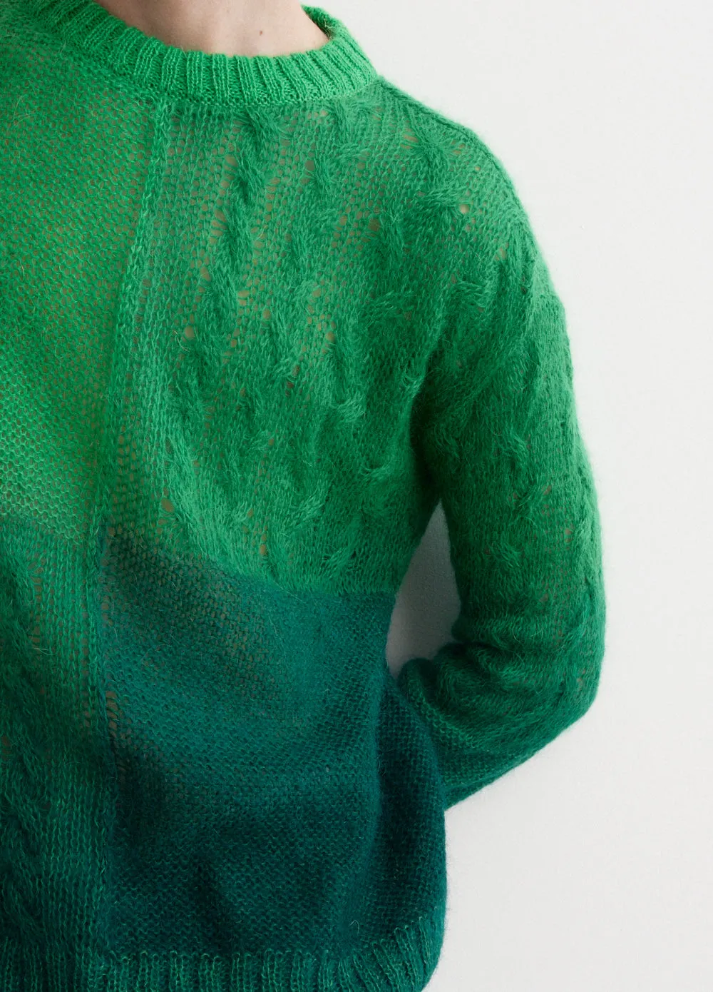 Foresk Mohair Crew-Neck Sweater