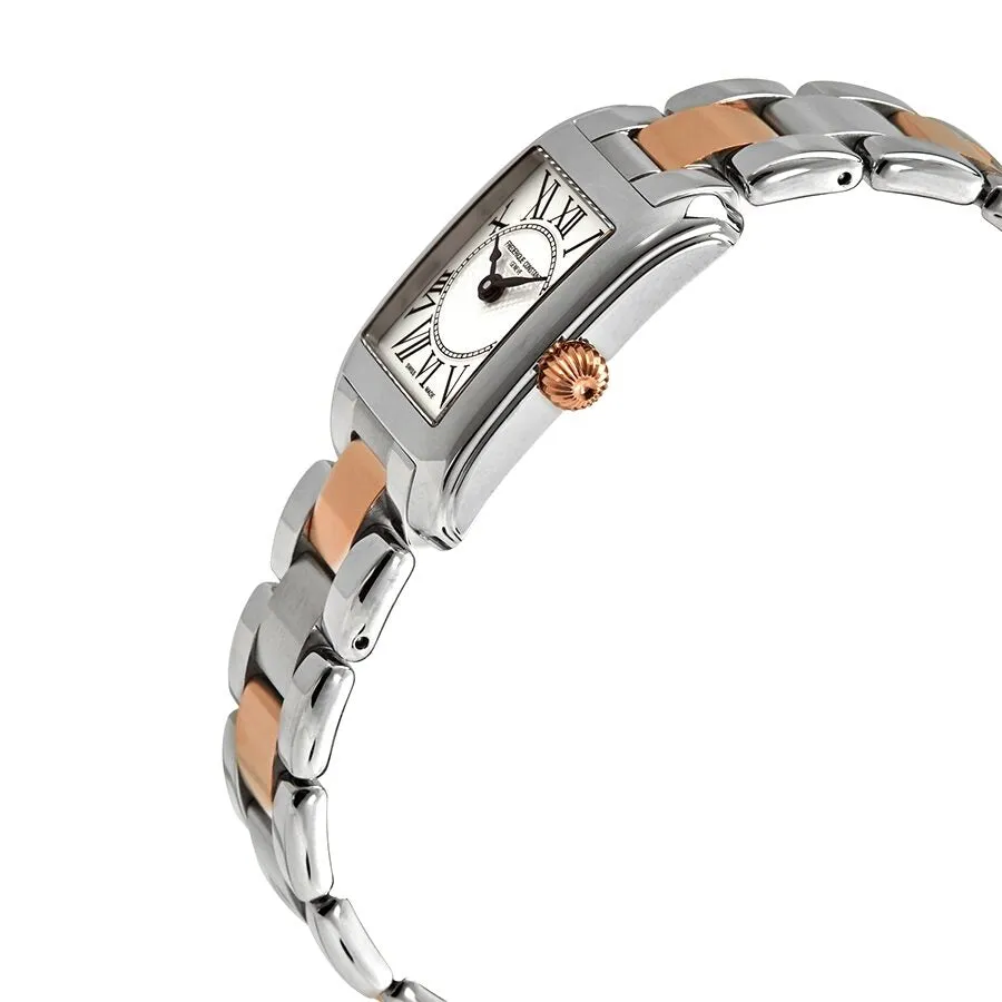 Frederique Constant Classics Carree Quartz Silver Dial Ladies Watch FC-200MC12B