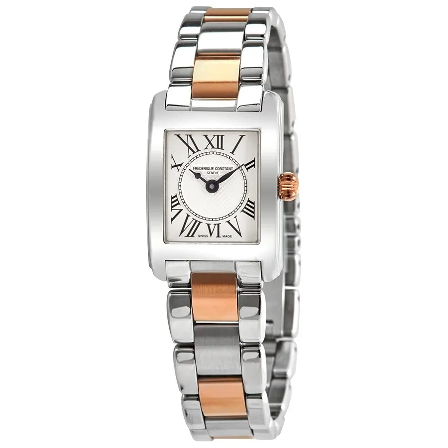 Frederique Constant Classics Carree Quartz Silver Dial Ladies Watch FC-200MC12B