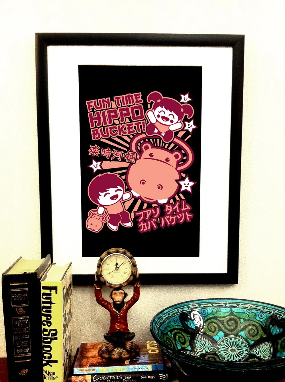Funtime Hippo Bucket Print - By Ex-Boyfriend