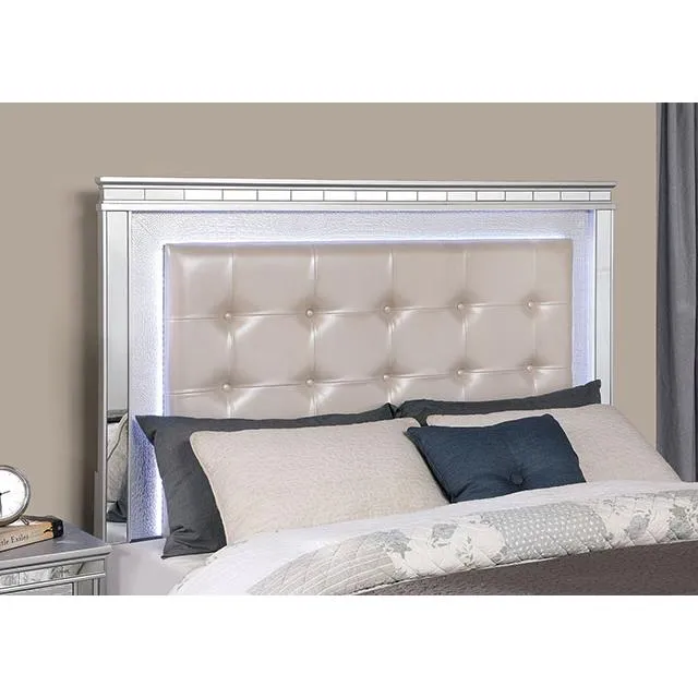 Furniture of America Bellinzona California King Upholstered Panel Bed with Storage CM7992CK-BED