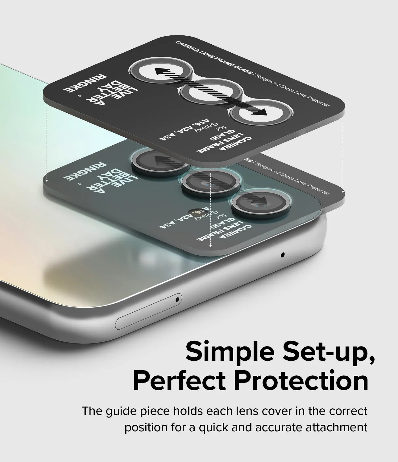 Galaxy A14/A24/A34 Camera Lens Protector | Camera Lens Frame Glass