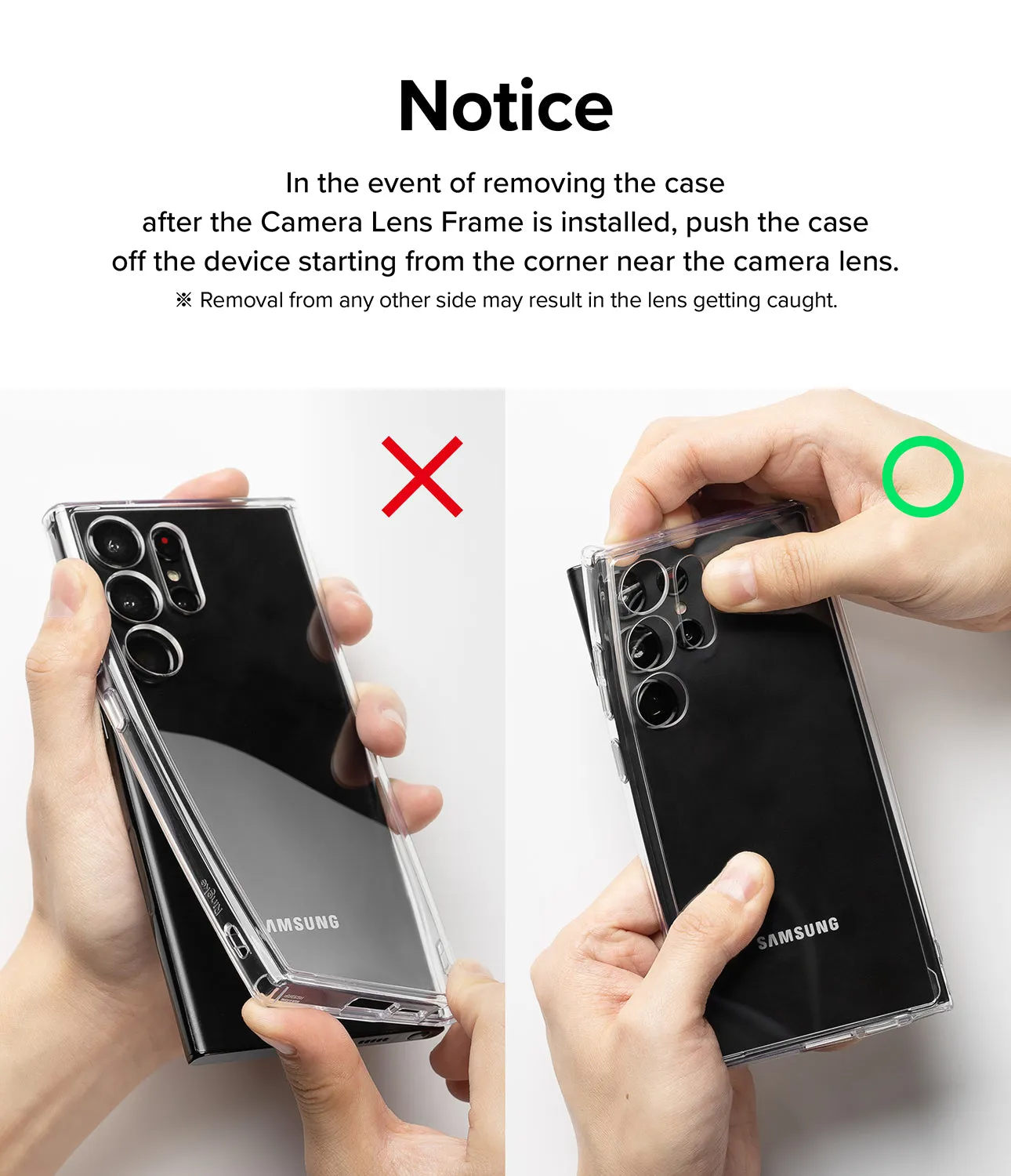 Galaxy A14/A24/A34 Camera Lens Protector | Camera Lens Frame Glass