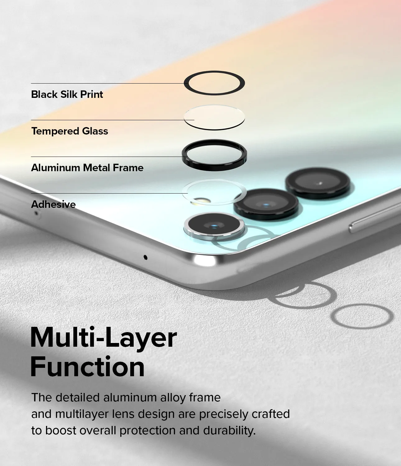 Galaxy A14/A24/A34 Camera Lens Protector | Camera Lens Frame Glass