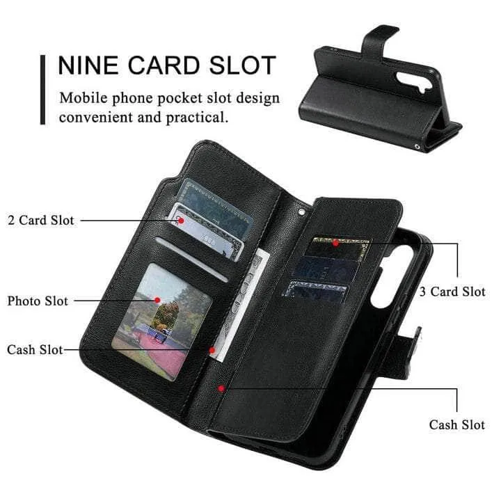 Galaxy A24 2023 Flip Multi Card Pocket Wallet Shell