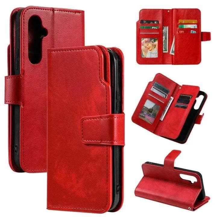 Galaxy A24 2023 Flip Multi Card Pocket Wallet Shell