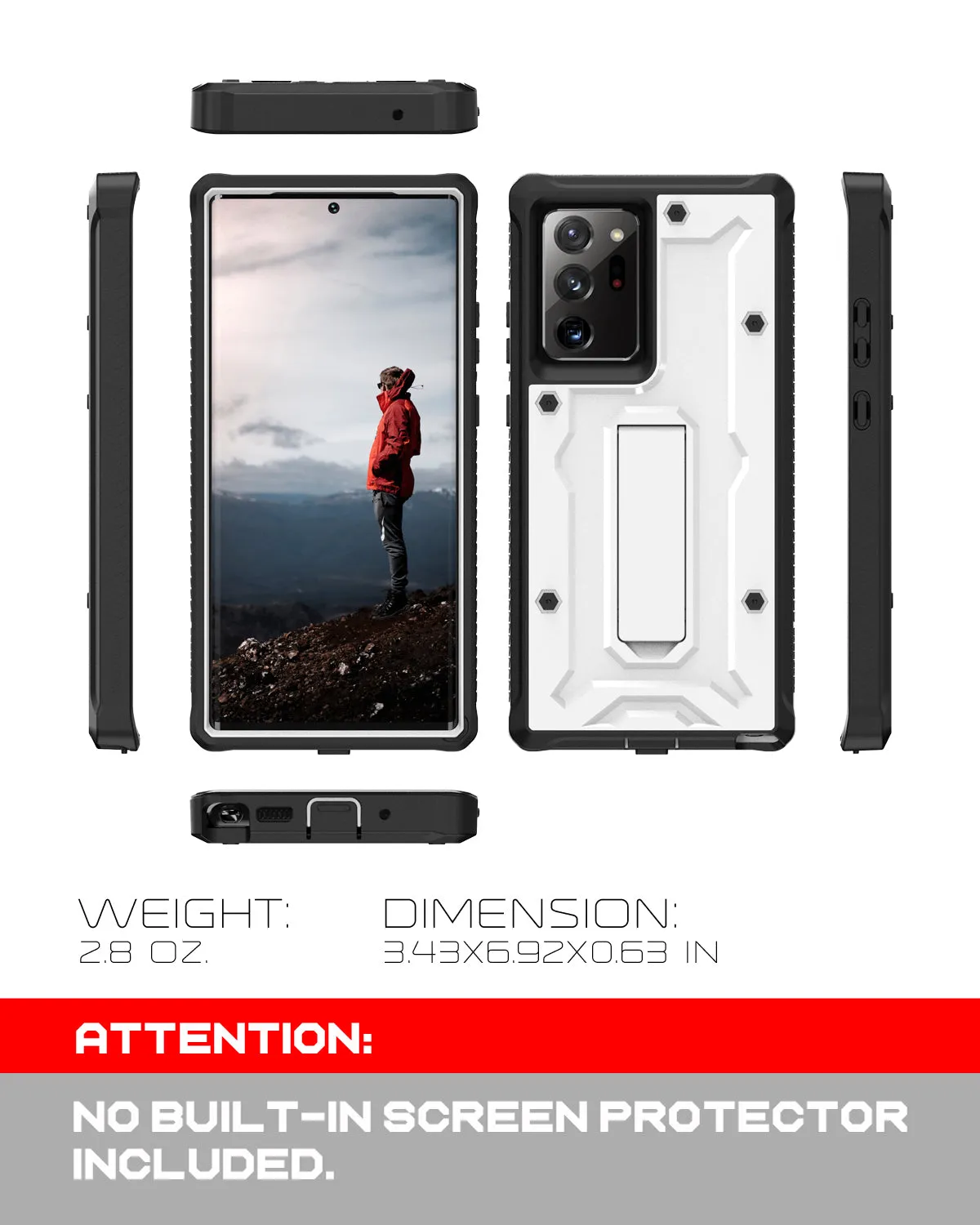 Galaxy Note 20 Ultra 5G Case - Military Grade - ArmadilloTek Series