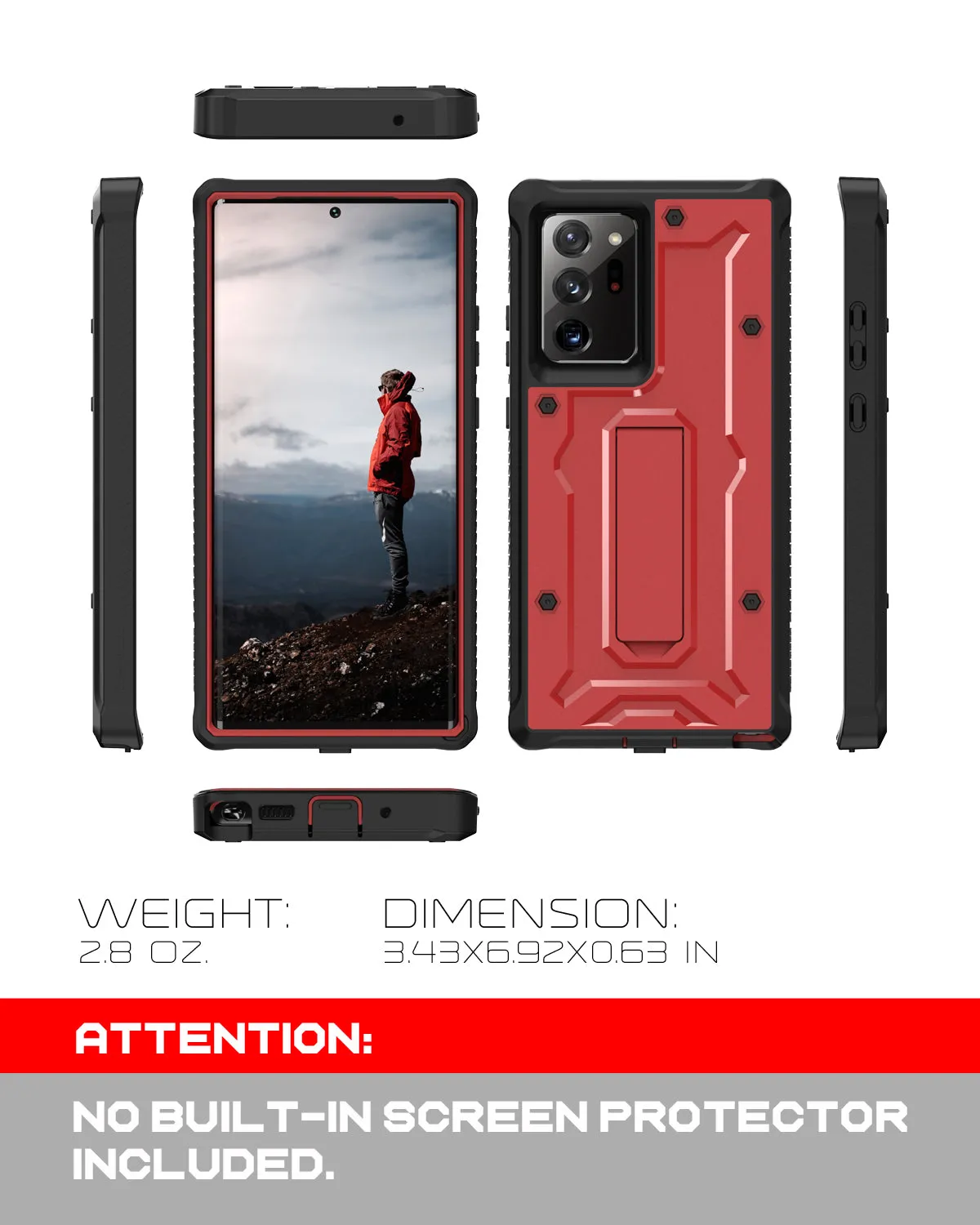 Galaxy Note 20 Ultra 5G Case - Military Grade - ArmadilloTek Series