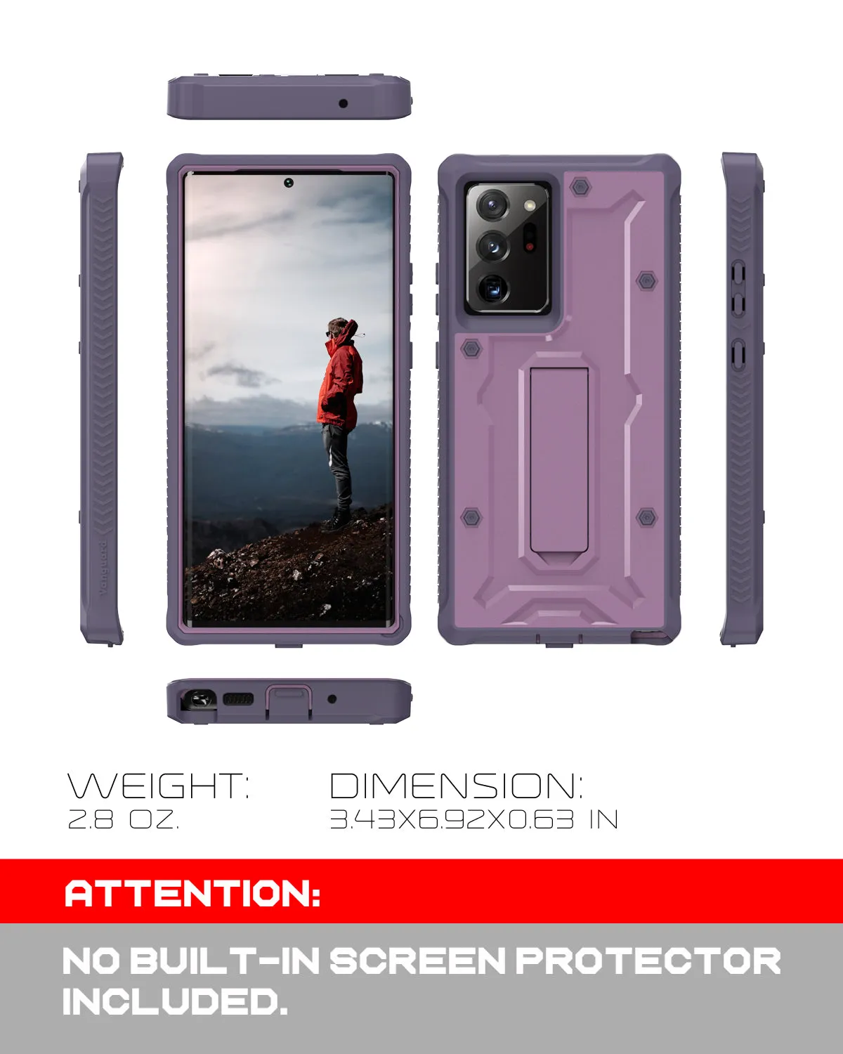 Galaxy Note 20 Ultra 5G Case - Military Grade - ArmadilloTek Series
