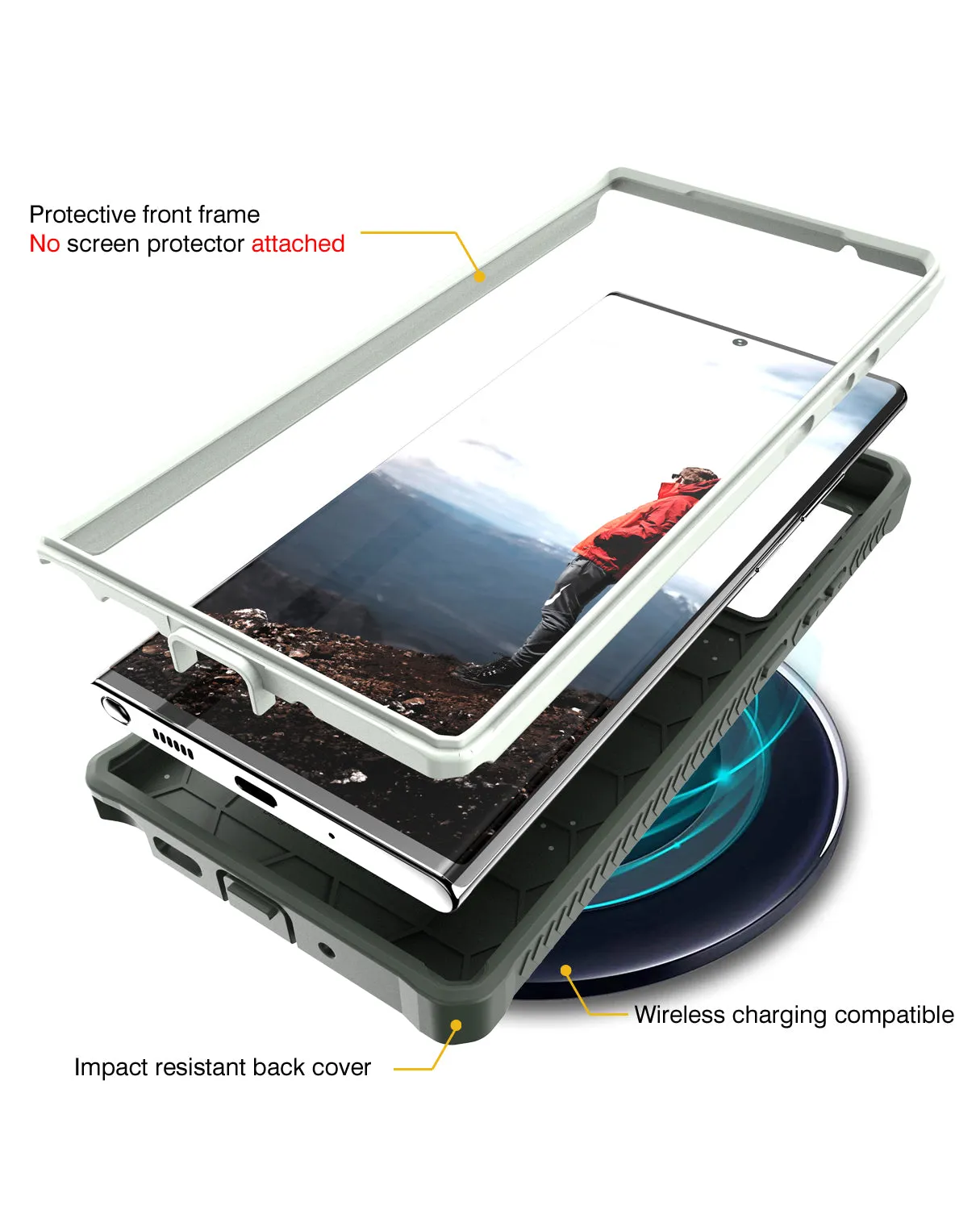 Galaxy Note 20 Ultra 5G Case - Military Grade - ArmadilloTek Series