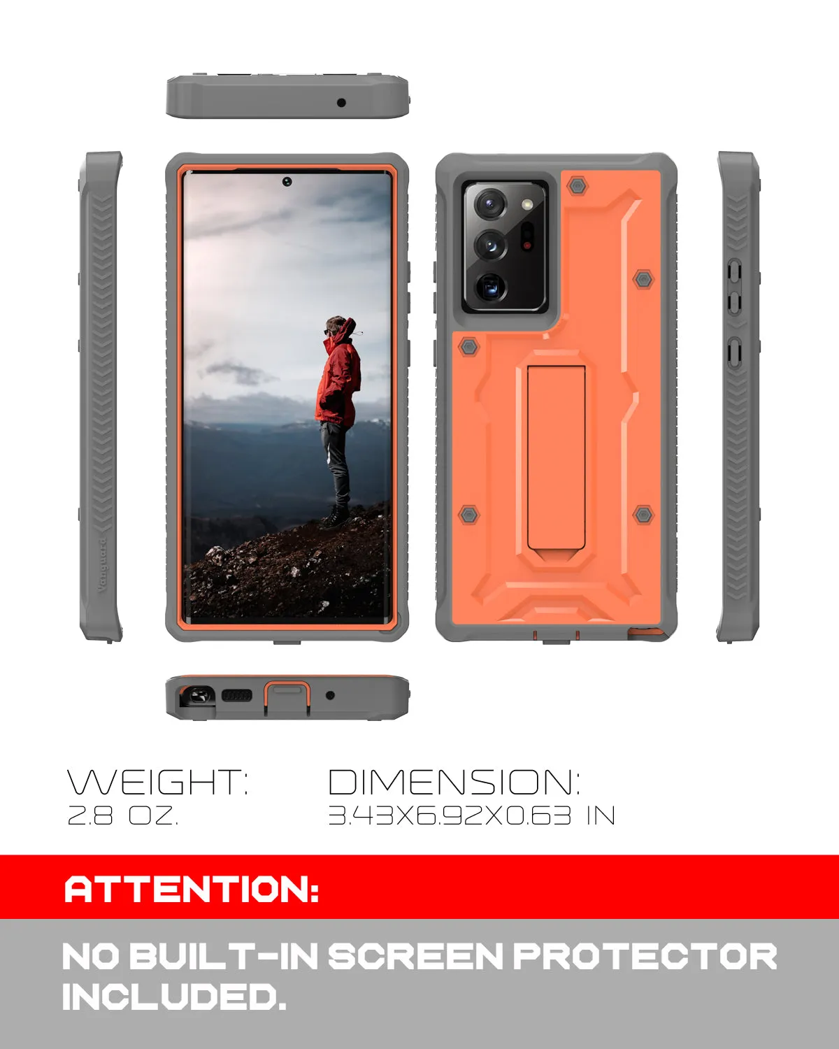 Galaxy Note 20 Ultra 5G Case - Military Grade - ArmadilloTek Series