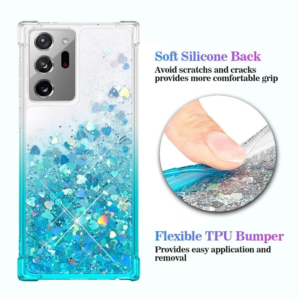 Galaxy Note 20 Ultra Glitter Case | Liquid Women Bling Case