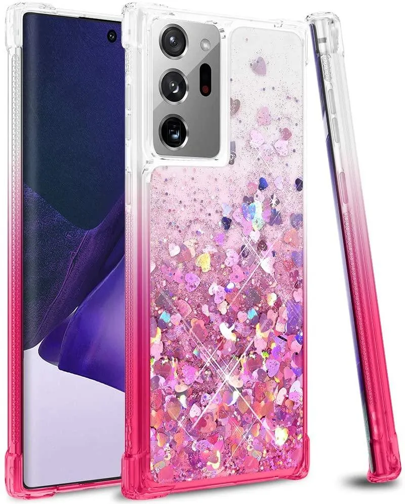 Galaxy Note 20 Ultra Glitter Case | Liquid Women Bling Case