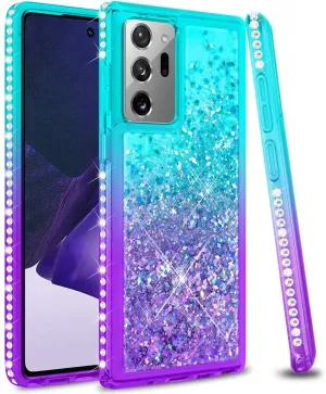 Galaxy Note 20 Ultra Glitter Case | Liquid Women Bling Case