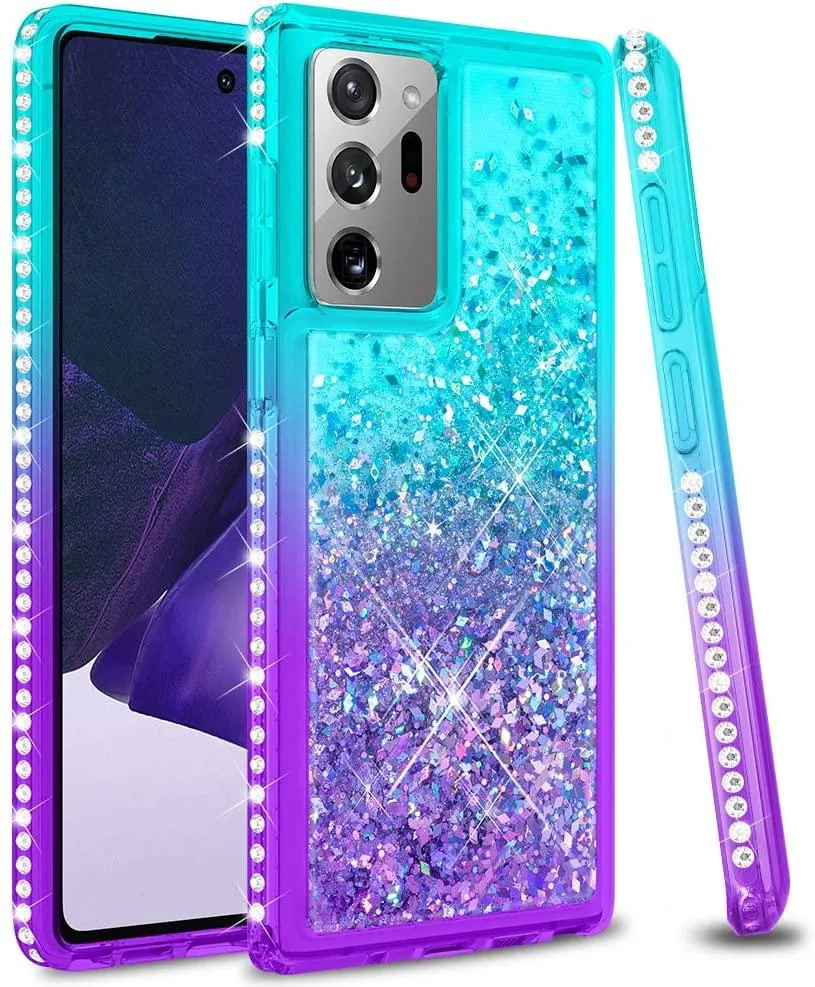 Galaxy Note 20 Ultra Glitter Case | Liquid Women Bling Case