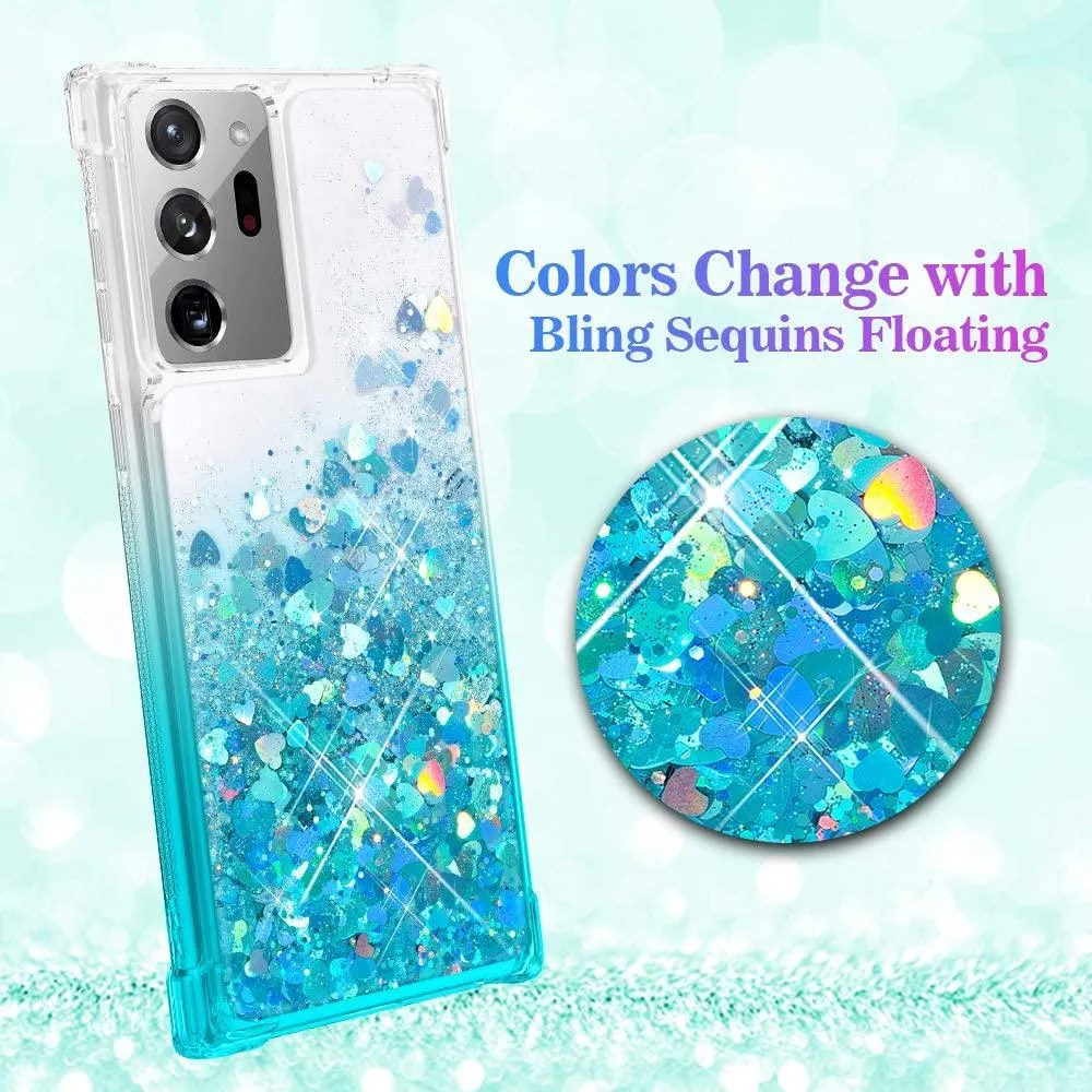 Galaxy Note 20 Ultra Glitter Case | Liquid Women Bling Case