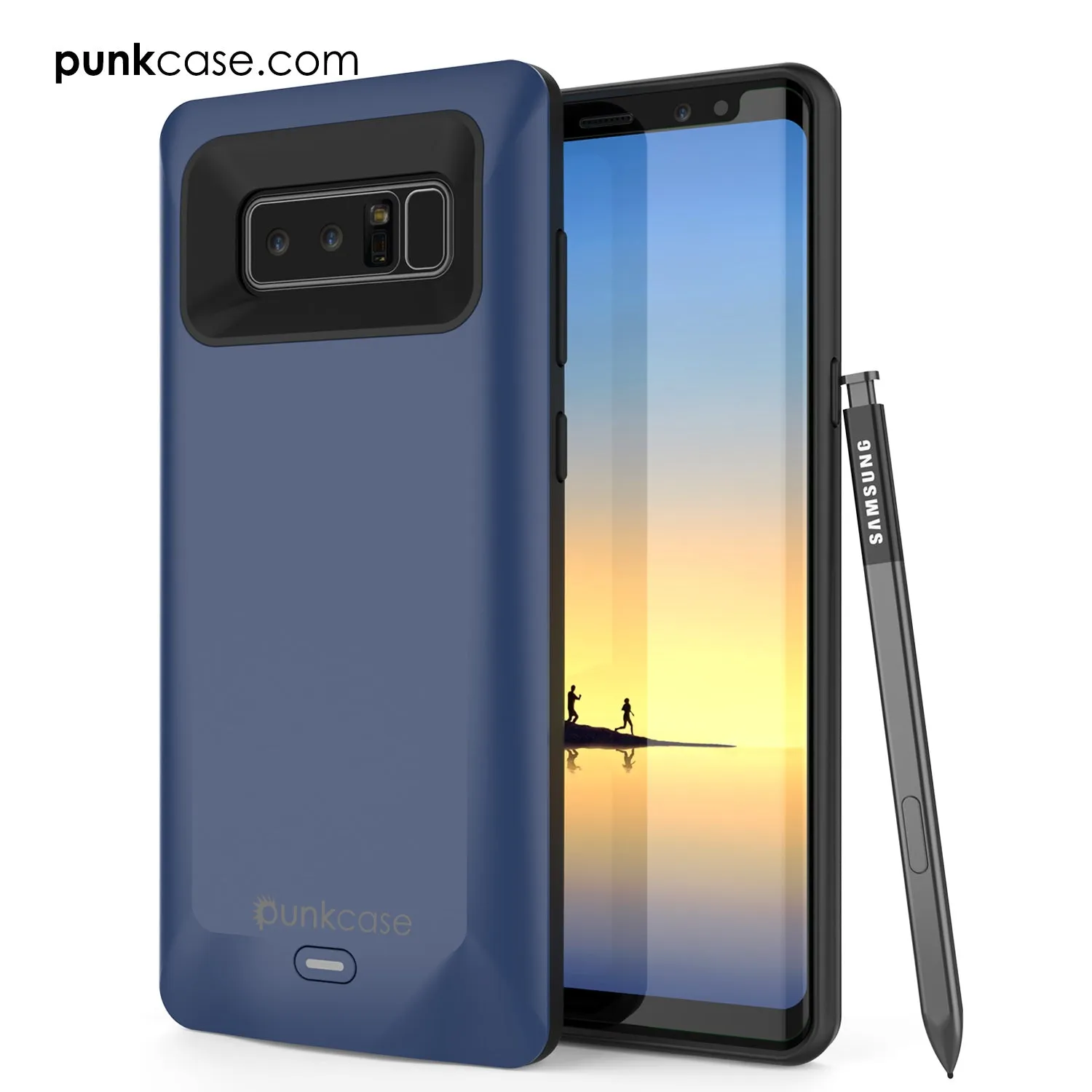 Galaxy Note 8 5000mAH Battery Charger W/ USB Port Slim Case [Gold]