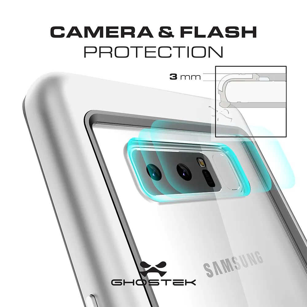 Galaxy Note 8, Ghostek Atomic Slim Galaxy Note 8 Case Shockproof Impact Hybrid Modern Design | Pink