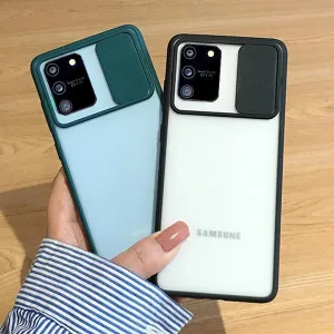 Galaxy S10 Lite Camera Lens Slide Protection Matte Case