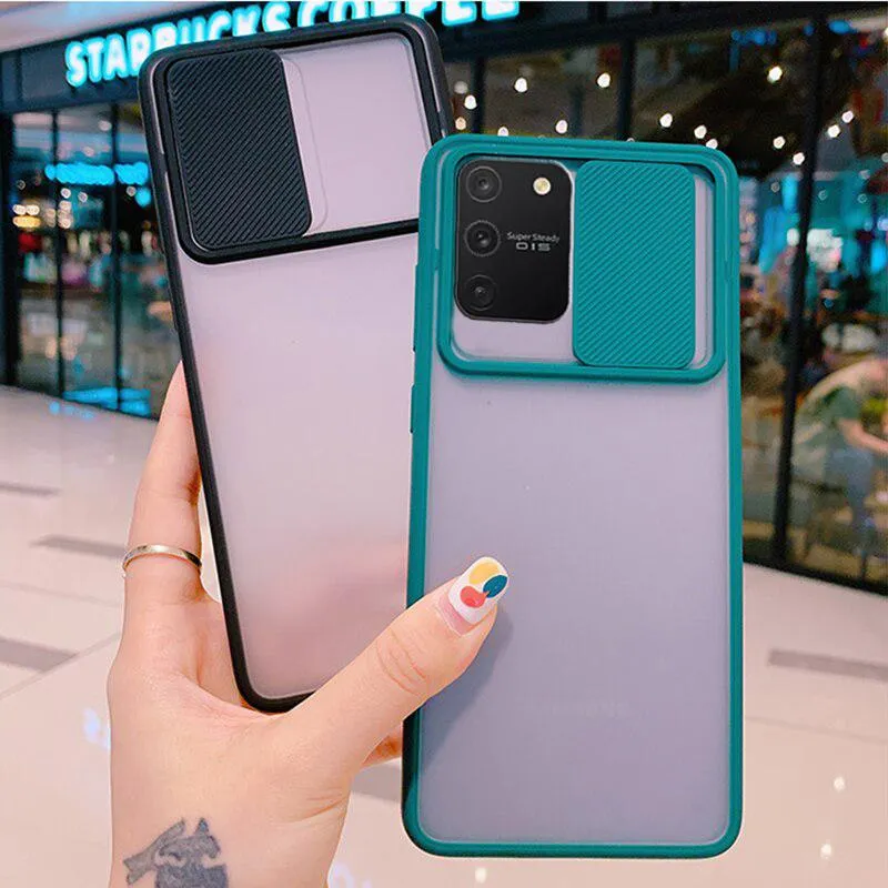 Galaxy S10 Lite Camera Lens Slide Protection Matte Case