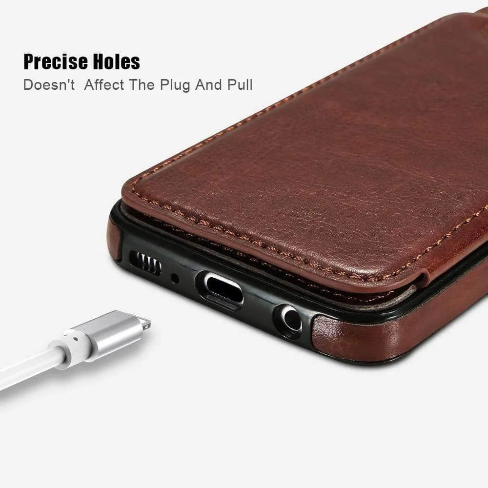 Galaxy S20 Plus S20 Ultra 5G Retro Vintage Wallet Case