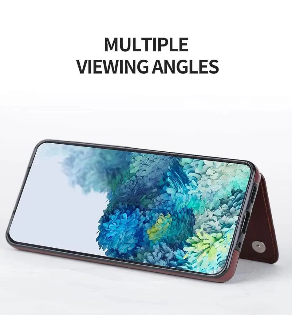 Galaxy S20 Plus S20 Ultra 5G Retro Vintage Wallet Case