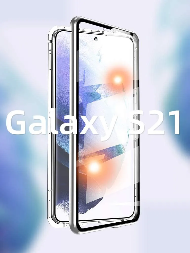 Galaxy S21 Plus Magnetic Tempered Glass Case