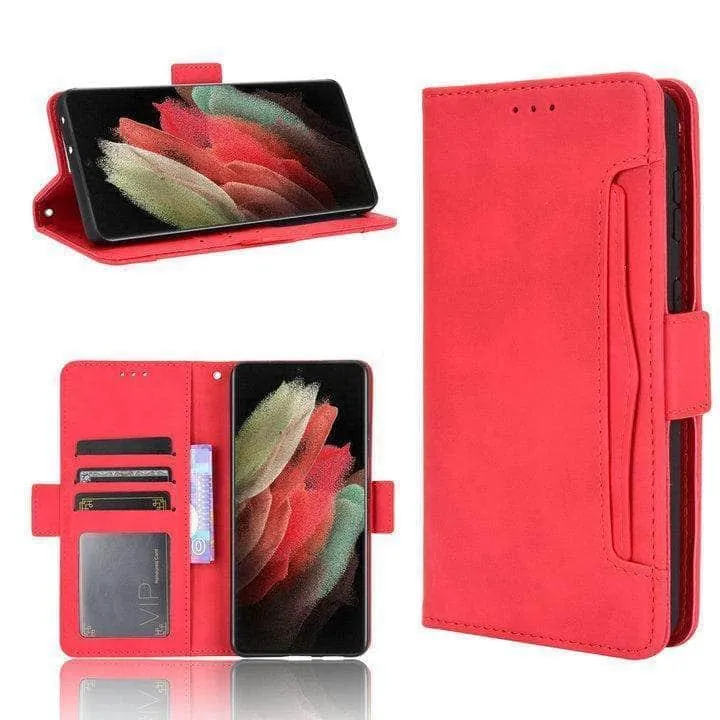 Galaxy S21 Removable Card Slot Leather Cover