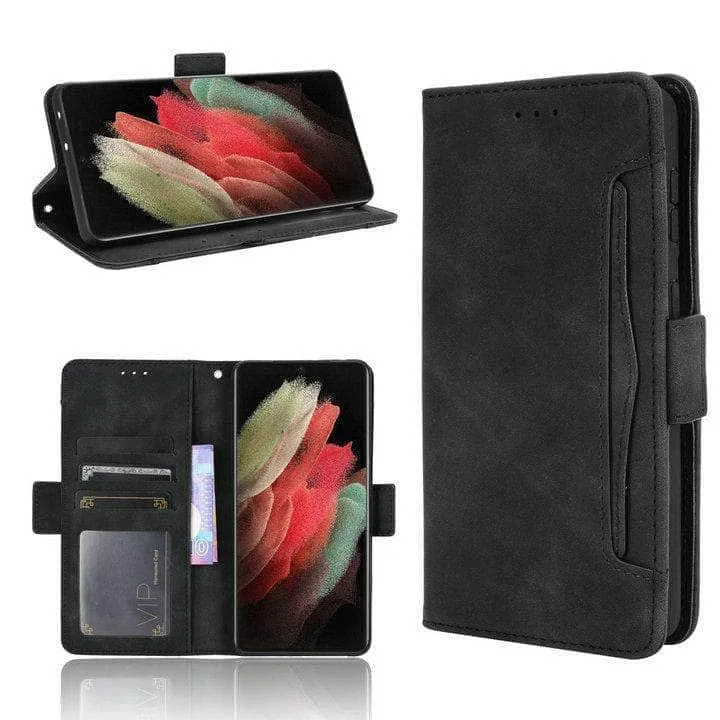 Galaxy S21 Removable Card Slot Leather Cover