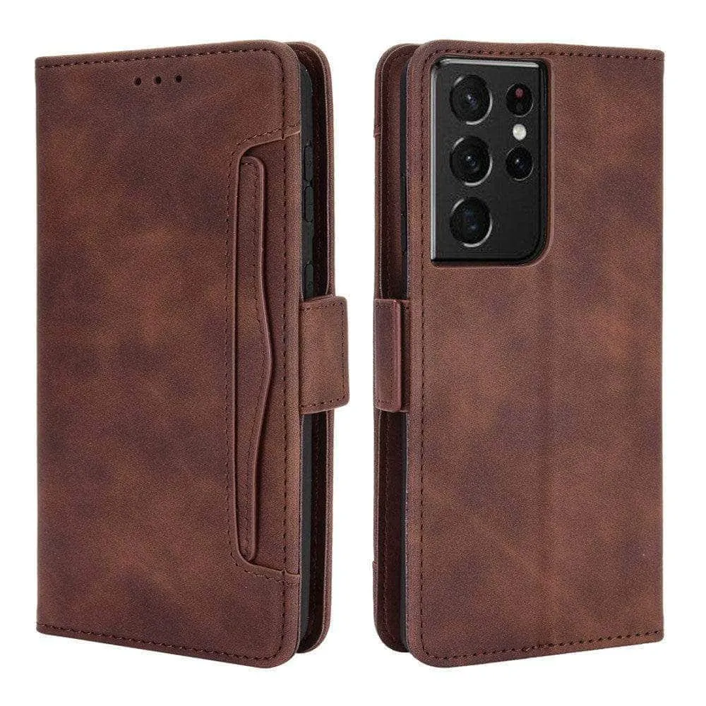 Galaxy S21 Removable Card Slot Leather Cover