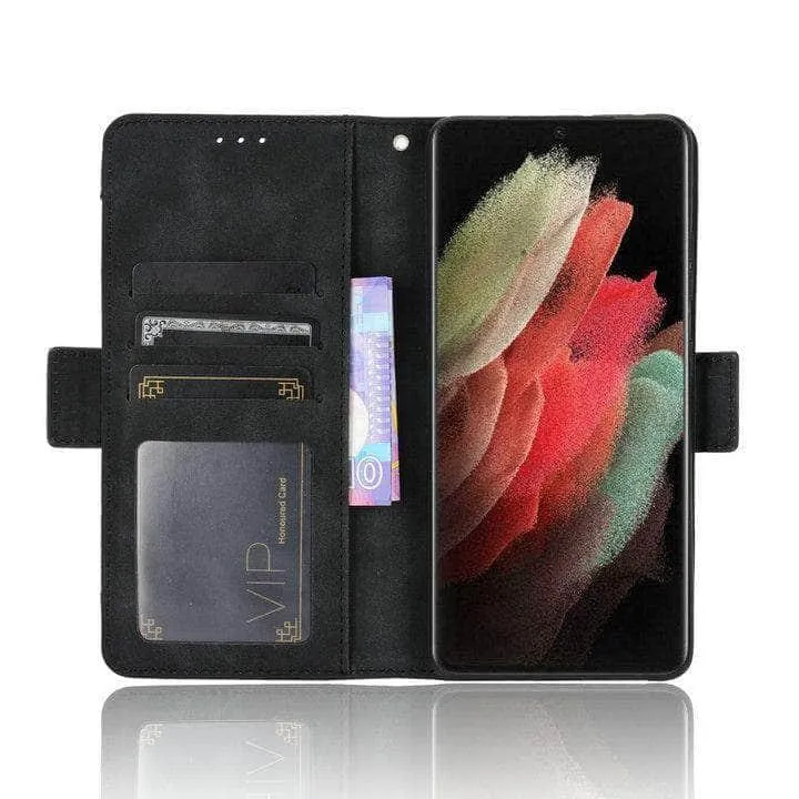 Galaxy S21 Removable Card Slot Leather Cover