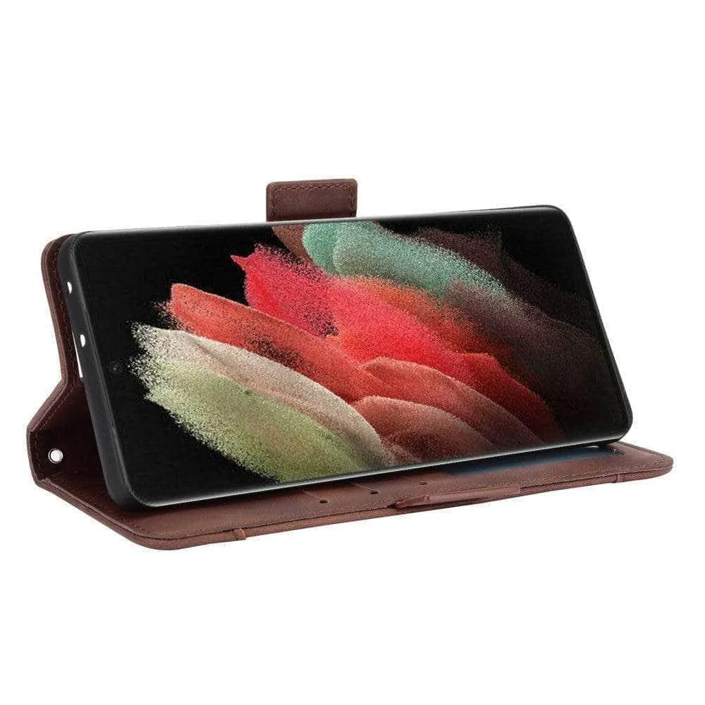 Galaxy S21 Removable Card Slot Leather Cover
