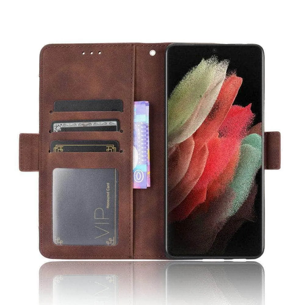 Galaxy S21 Removable Card Slot Leather Cover