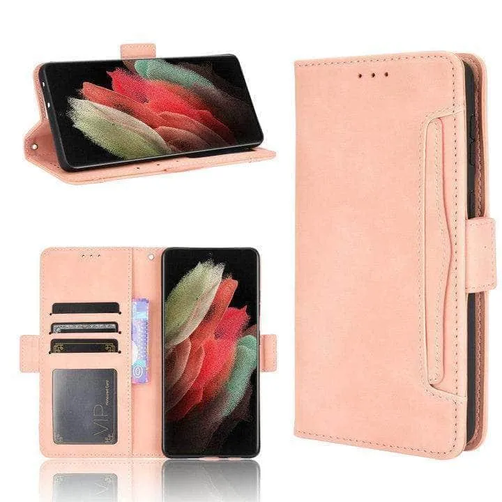 Galaxy S21 Removable Card Slot Leather Cover
