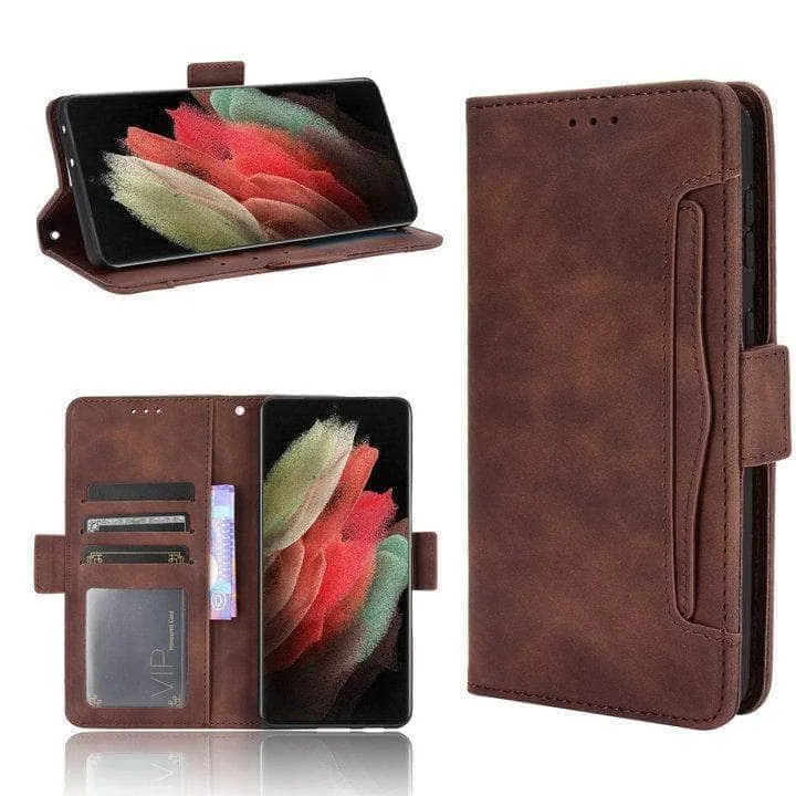 Galaxy S21 Removable Card Slot Leather Cover