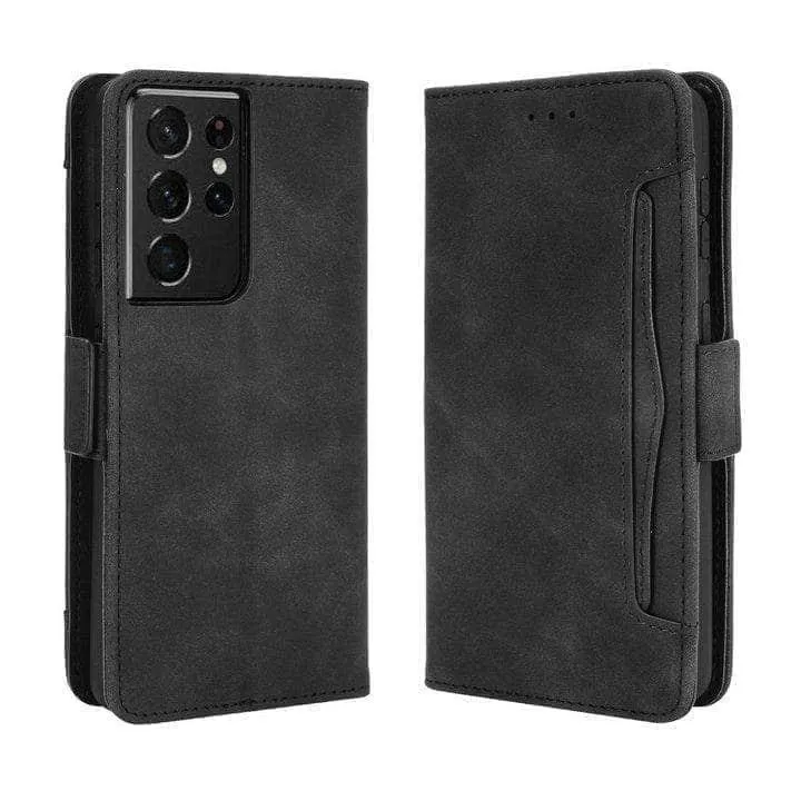 Galaxy S21 Removable Card Slot Leather Cover