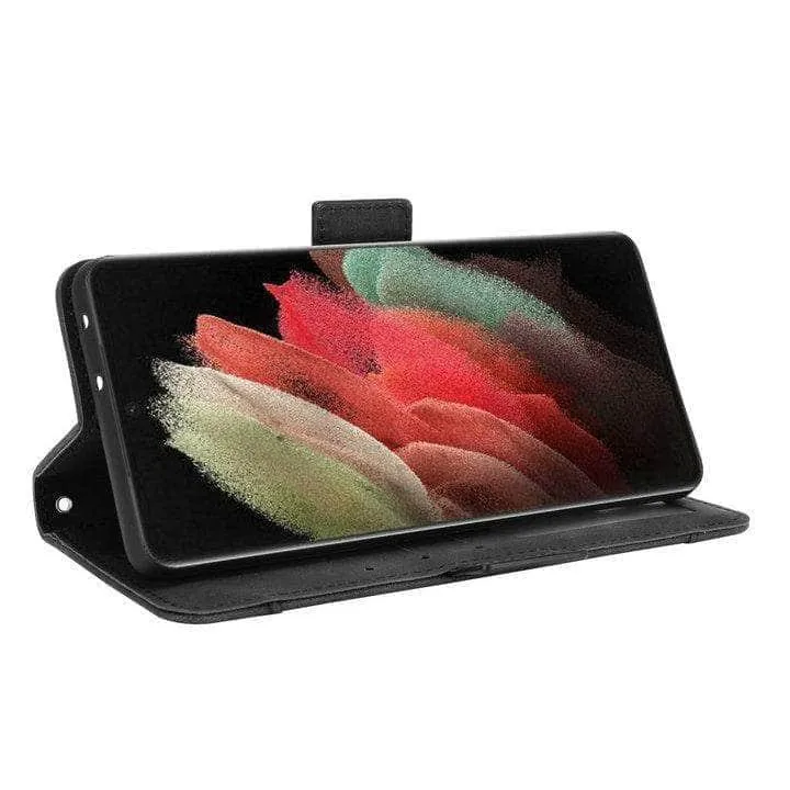 Galaxy S21 Removable Card Slot Leather Cover
