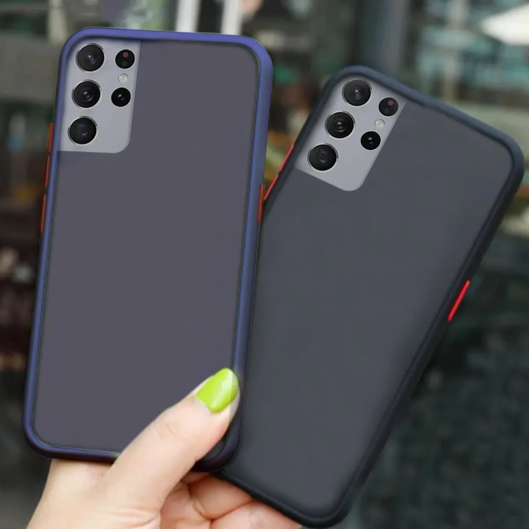 Galaxy S21 Ultra Luxury Shockproof Matte Finish Case