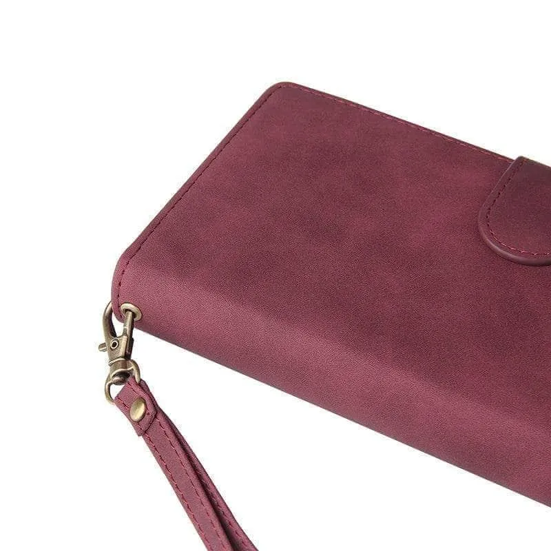 Galaxy S21 Zipper Wallet Leather Phone Case